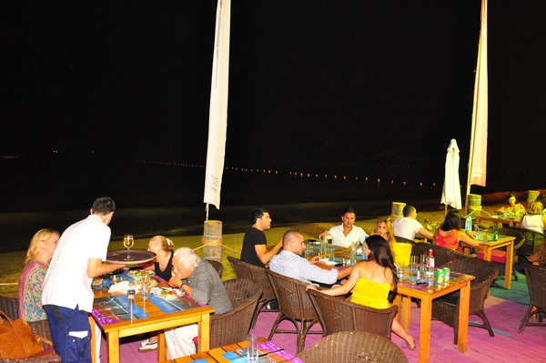 Cinda at the Beach Bar